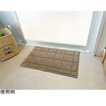 6466 日本製 抗菌防臭&吸水速乾バスマット レチカータ Sサイズ 30×50cm ベージュ マルナカ