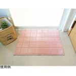 6469 日本製 抗菌防臭&吸水速乾バスマット レチカータ Mサイズ 45×60cm ピンク マルナカ