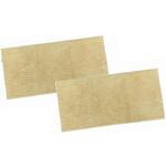 6732 日本製 吸水速乾バスマット コスモトロン クレド 60×120cm ベージュ 2枚入 マルナカ