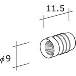 QU-MD 埋め込みダボ ROYAL(ロイヤル)[建築金物]