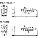 SUS410 ファムコン(-)HEX 大阪魂