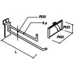 フックパネルパーツ PCフック(カード差し付) アイリスオーヤマ