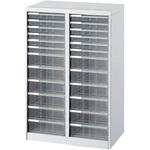 【ナカバヤシ】フロアケース3列 フロアケース A4タテ型 浅10・深4段 3列 | フロアケース