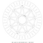 クロスロックディスクローター フロント Φ320 T=5.0 右 GALESPEED(ゲイルスピード)