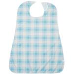 99526 LOr食事用エプロン ブルーチェック カネモ商事