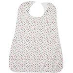 99872 LOr食事用エプロン 花柄ピンク カネモ商事