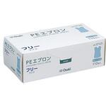 PEエプロン 袖なし フリー ブルー 1箱 110枚入 オオサキメディカル