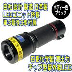 UV-LED365-276CB UVライト 日亜化学製 高出力 チップ型 紫外線LED 電池付き ブラック サウスウォーカー