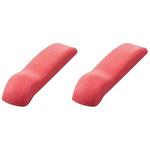 592-073 ひじ掛け先端グリップF レッド 2個入り Aron(アロン化成)