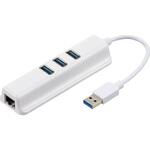 GigaLANアダプター USB3.2Gen1ハブ オーム電機