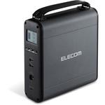 ELECOM コンパクトポータブルバッテリー 60900mAh ポータブル充電器 DE-AC05-60900BK コンパクトポータブルバッテリー/222Wh/AC出力1口/DC