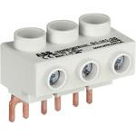 マニュアルモータスタータ用電源ブロック ABB