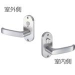 Jレバー 小判座表示錠 バックセット60mmタイプ GIKEN(川口技研)