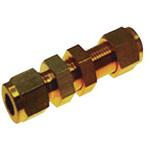 黄銅製 Wフェルールジョイント YBU 締付型フレヤードユニオン フジトク