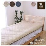 1192060060101 マインカバー 寝具 敷きパッド ブラウン 100×205cm シングル イケヒコ・コーポレーション