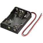 KIT-UM4X3 電池ケース 単4×3コ用 リード線付き オーム電機