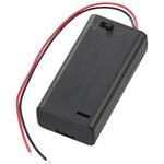 KIT-UM3X2 SK 電池ケース 単3×2コ用 スイッチ・カバー付 オーム電機