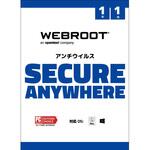 WEBROOT SecureAnywhereアンチウィルス1年1台版 WEBROOT