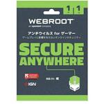 WEBROOT SecureAnywhereアンチウィルスForゲーマー1年1台版 WEBROOT