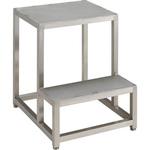 レスミルズ ステップ台　中古美品 踏み台 ステップジャリスター 幅61×奥行31×高さ30cm ステンレス