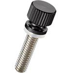 黄銅 ローレットツマミ(ツバ付・ワッシャー組込) / NB-CB-SRRoHS2対応品 廣杉計器
