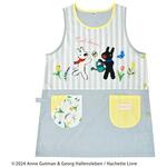 リサとガスパールエプロン FLEURS ブルーグレー セントレディス