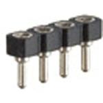 PCT製品 ピンヘッダー / FRS41-F(T〇) ソケット(丸ピン)2.54mmピッチ ストレート(1列) 接続側Φ0.47mmピン/接続側Φ0.76mmピントレイ対応可RoHS2対応品 廣杉計器
