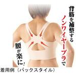 ノンワイヤー腰らくブラ 3L グリム