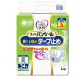 マーヤ スーパーパンツール横モレ防止テープ止め ケース S 1箱 34枚×4袋入 東陽特紙