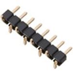 ナイロン製品 ピンヘッダー / PSM-41(T〇) ピン(角ピン)2.54mmピッチ SMTストレート(1列) 段重ね固定型/回路切替型 ※差込ピン長6mmトレイ対応可RoHS2対応品 廣杉計器