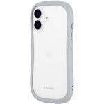 iPhone 16 耐傷・耐衝撃ハイブリッドケース 「ViAMO freely」 ライトグレー MSソリューションズ