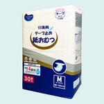 0610-0064-31 介護用テープ止め紙おむつ 600cc吸収量 Mサイズ 30枚入×4袋セット つばさ