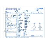 看護・介護記録用紙 ナーシィ1 訪問看護日誌 A5 1セット 50組×20冊入 タニシ企画印刷/CAPS(キャプス)