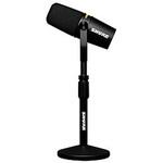 ポッドキャストマイクロホン <デスクトップマイクスタンド付き> SHURE