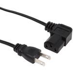 AC電源ケーブル 極細L型タイプ ACP-15L-BK アイネックス