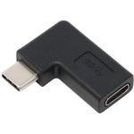 U32CCLFAD USB3.1Gen2変換アダプタ Cメス - Cオス 横L型 U32CC-LFAD ブラック アイネックス
