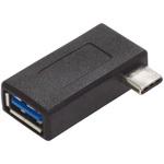 U30CALFADT L型[メス USB-A→USB-C オス]変換アダプタ U30CA-LFADT U30CA-LFADT アイネックス
