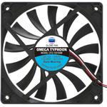 CFZ12015SB ケースファン[120mm / 1300RPM] OMEGA TYPHOON 120mm 薄型超静音タイプ CFZ-12015SB ブラック アイネックス