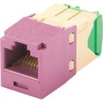 CJT688TGVL カテゴリ6 RJ45モジュラージャック UTP 28・30AWG TGタイプ 紫 CJT688TGVL PANDUIT(パンドウイット)