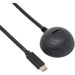 U31CC-MF10DSK 卓上型USB-C延長ケーブル 5Gbps マグネット内蔵 1m アイネックス