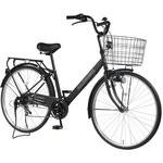 防災サイクル 26型6段変速付き ノンパンク シティサイクル 【完成組立品】 東部