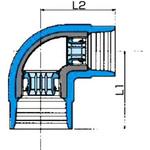 径違いエルボ RCF-MK型(埋設配管用) ねじ込み式管端防食管継手 標準接続用 リケン