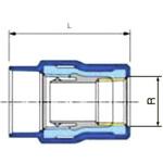RCF-MK-ARS 給水栓径違いソケット RCF-MK型(埋設配管用) ねじ込み式管端防食管継手 器具接続用 リケン