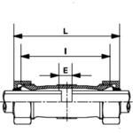 特寸ソケット HI-LAマルチ型(抜け出し防止リング付き3管種兼用型LA) LAカップリング(メッキ) リケン