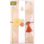 花飾り金封 桃 マルアイ