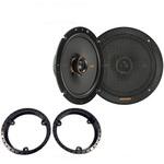 KICKER 専用取付キット+コアキシャル2way車載用スピーカー KICKER