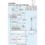 フロアヒンジ中心吊 自由開き・硝子用 DIA