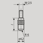測定子 球状 超鋼 902H マール社