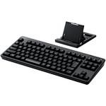キーボード ワイヤレス Bluetooth 無線 ミニキーボード メンブレン スタンド付 マルチペアリング対応 エレコム