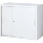 RW45-307S RW45システム収納庫 スチール3枚引戸(2段タイプ) 生興